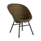 Sixties rattan easy chair by Dirk van Sliedregt