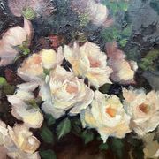 Gaston Noelanders, "Still Life with White Roses."