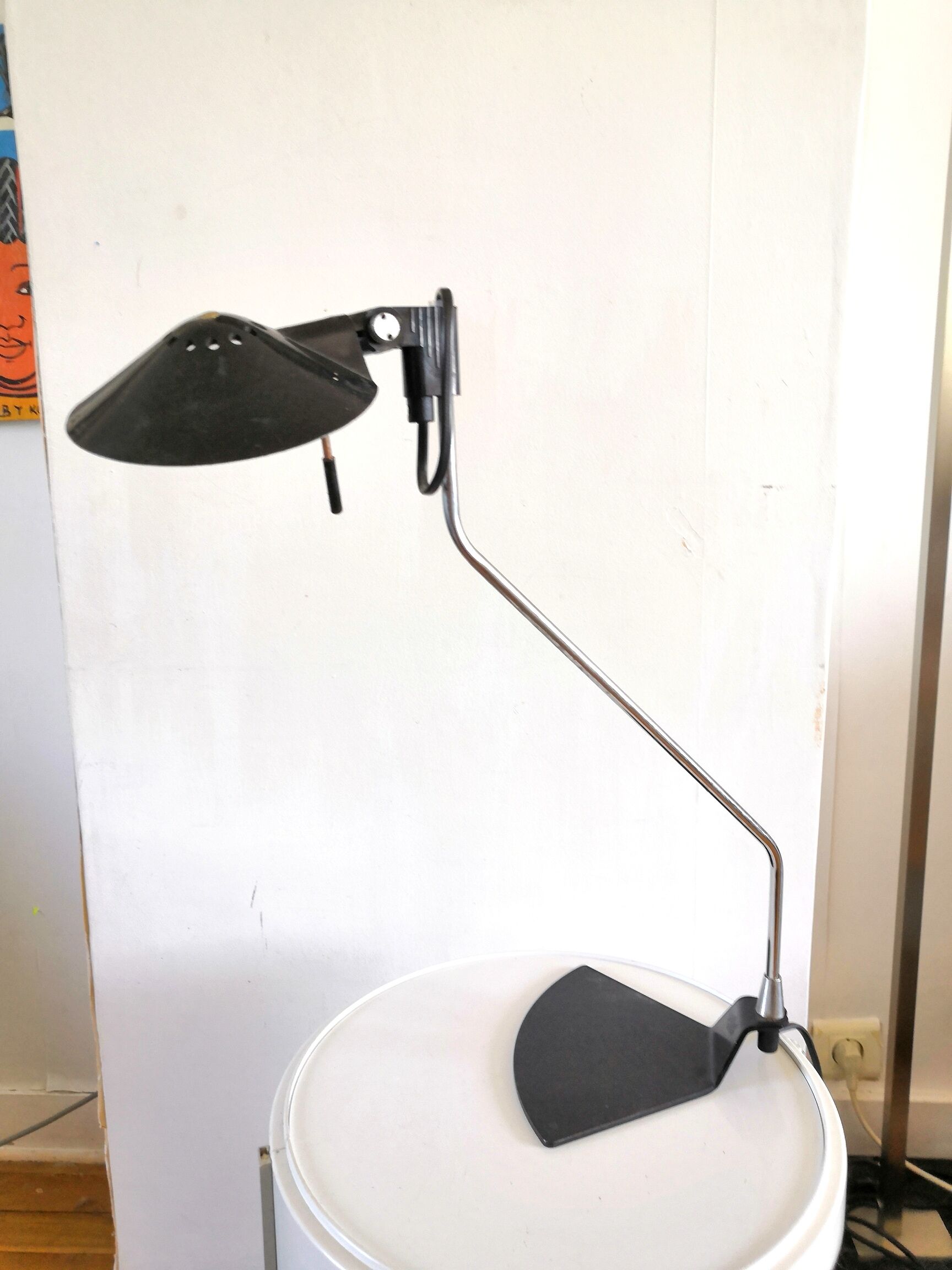 Freeform lamp Aluminor vintage design 70s- 80s