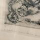 Etching Abstract Gravure Jean Tsamis Signed Numbered 1/10