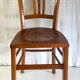 Bistro chair in solid beech – 50s/60s