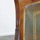 Leather and wooden Empire style side/desk chair from the early 20th century