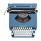Blue Antares LISA 85 typewriter - 1960