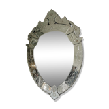 Venetian mirror mid-XXth beveled ice