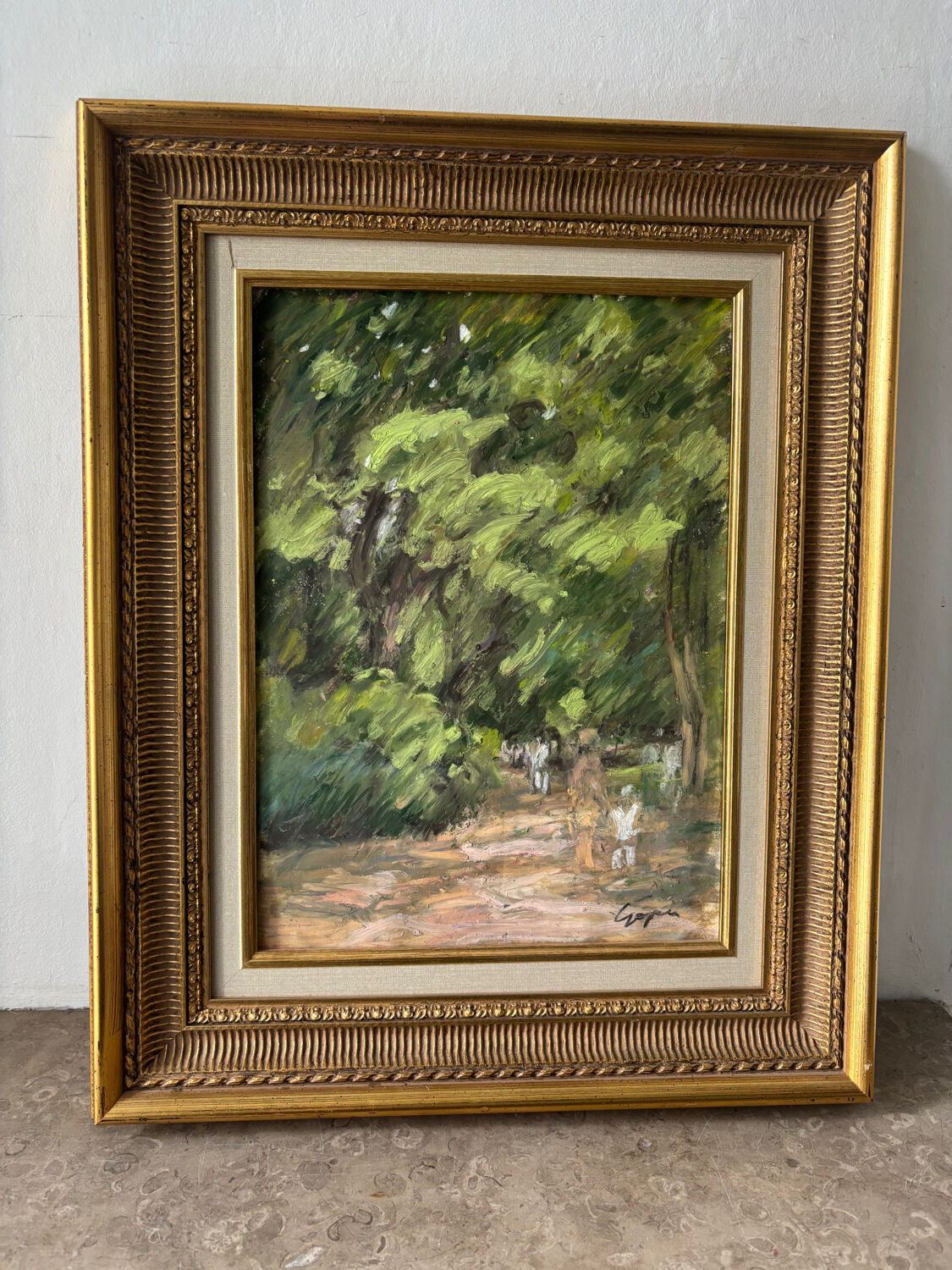 Forest walk signed