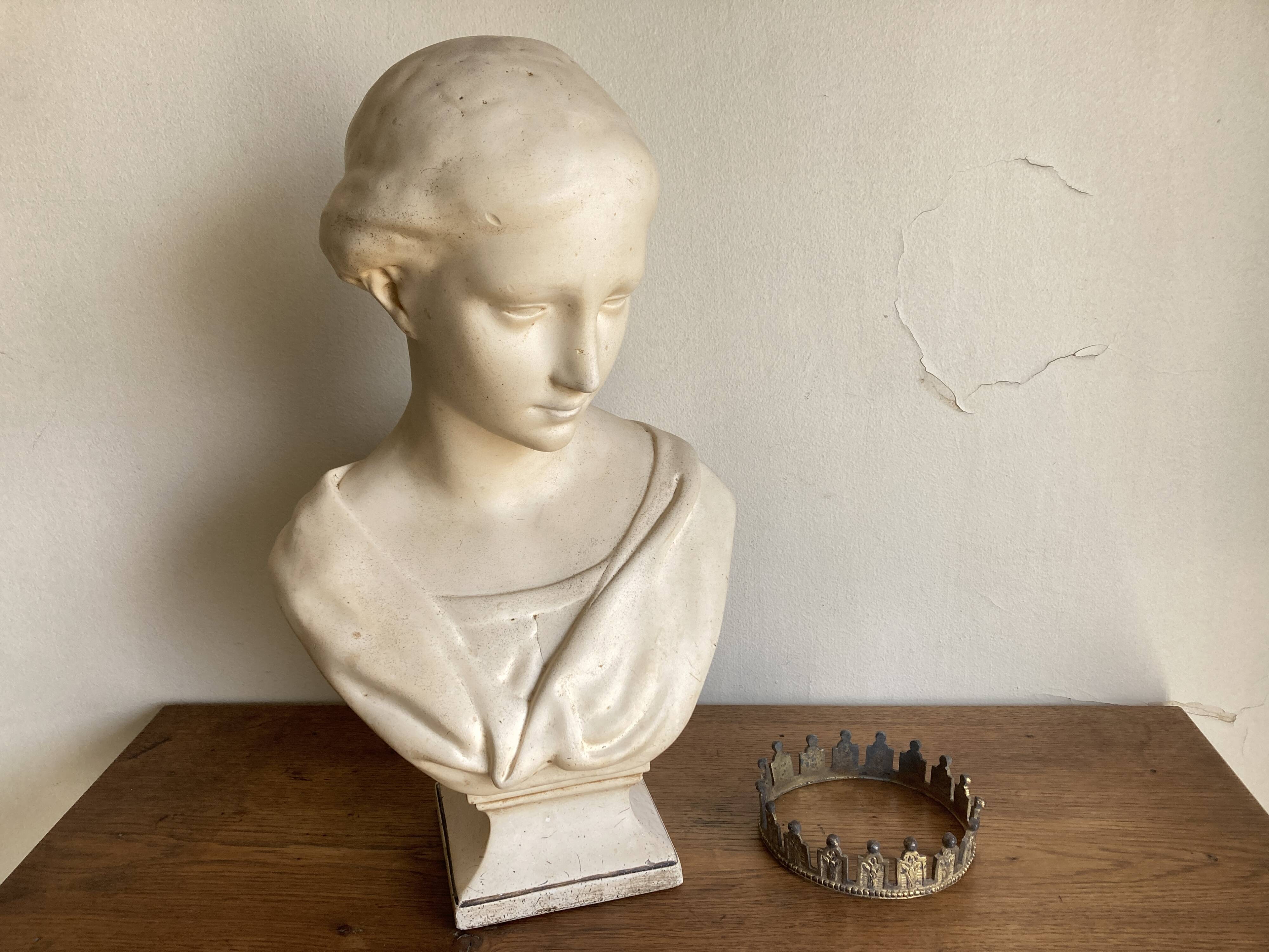 Plaster head known as Wicar, Renaissance Italy 17th century, Louvre Museum