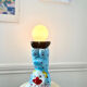 Lampe céramique clown vintage