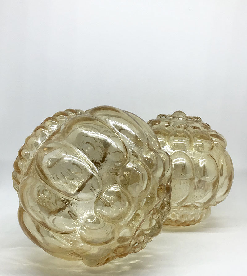 Paire d'abat-jours bubble, vintage