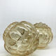 Paire d'abat-jours bubble, vintage