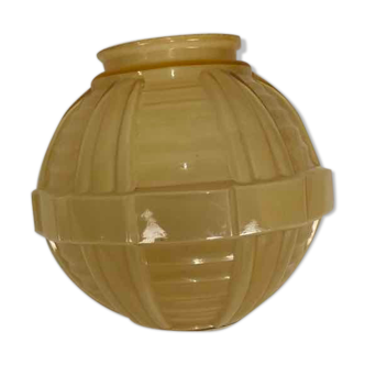 Antique glass lampshade