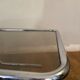 Vintage coffee table in chrome and smoked glass 70s