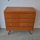 Chest of drawers vintage feet compass 1970