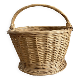 Rattan wicker pan