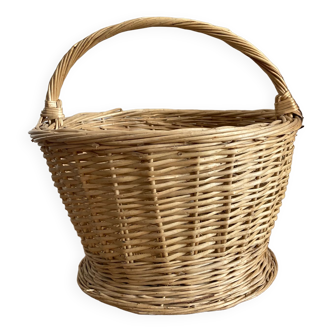 Rattan wicker pan