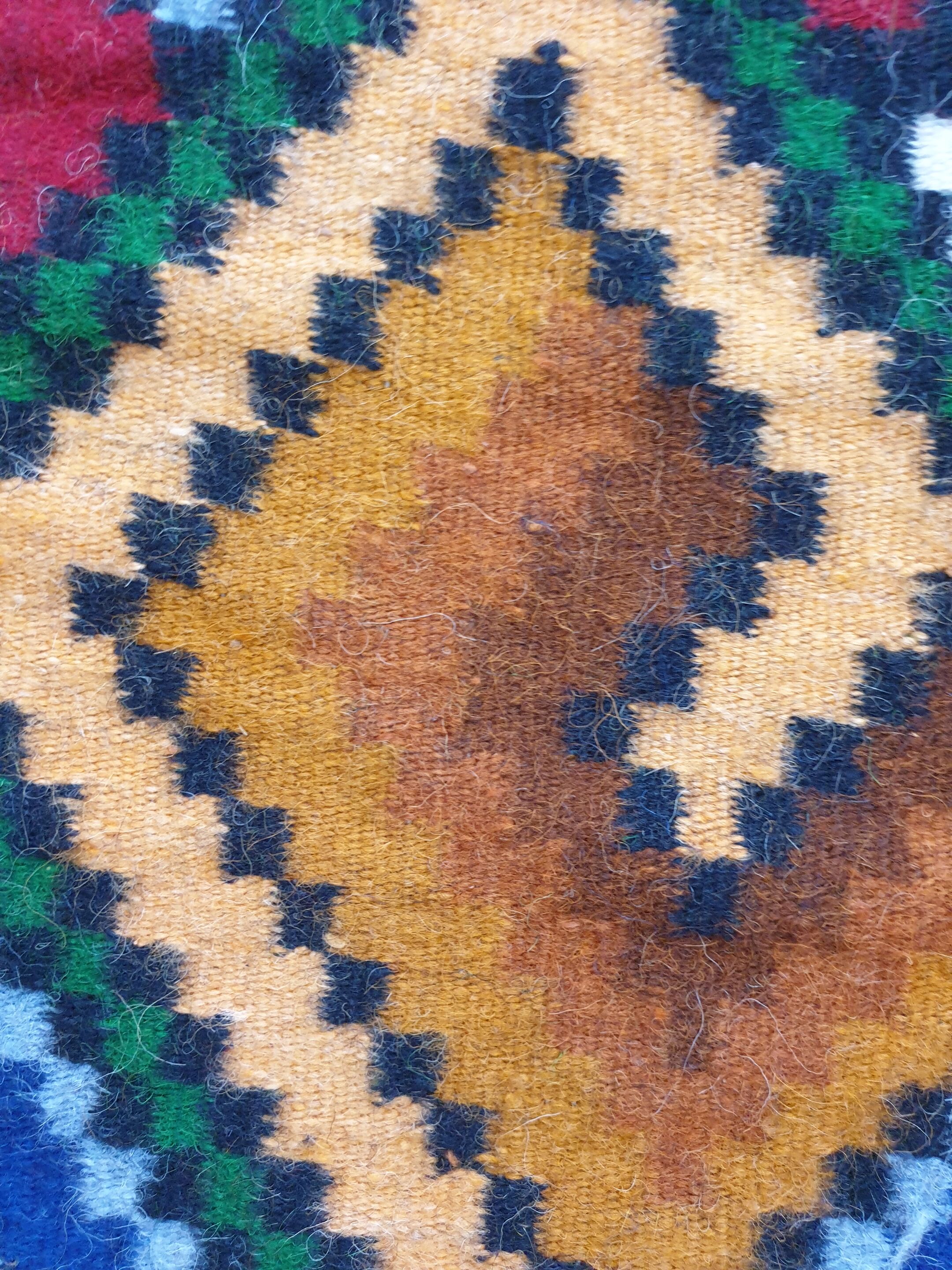 Romanian rug handwoven in wool