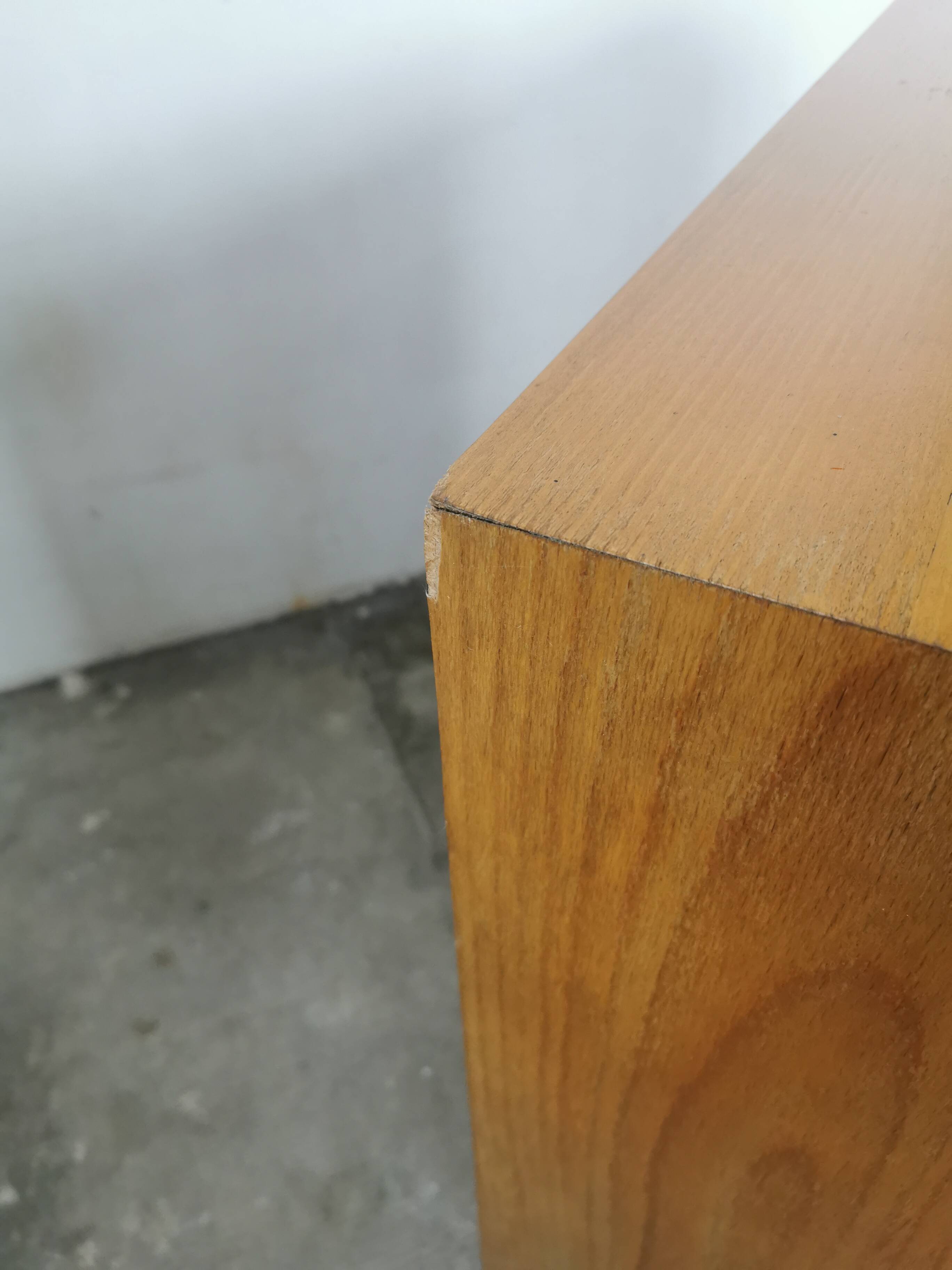 Mid-century design sliding door sideboard