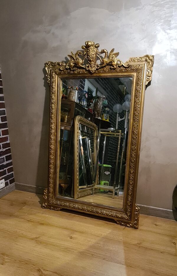 Miroir Napoléon III avant 1890 - 85x134