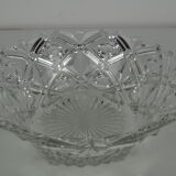 Mid-century Crystal Glass Bowl,1960's.