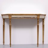 Console miroir De Knudt Hollywood Regency belge années 1970