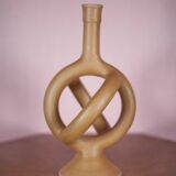 Brutalist terracotta vase