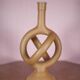 Vase terre cuite brutaliste