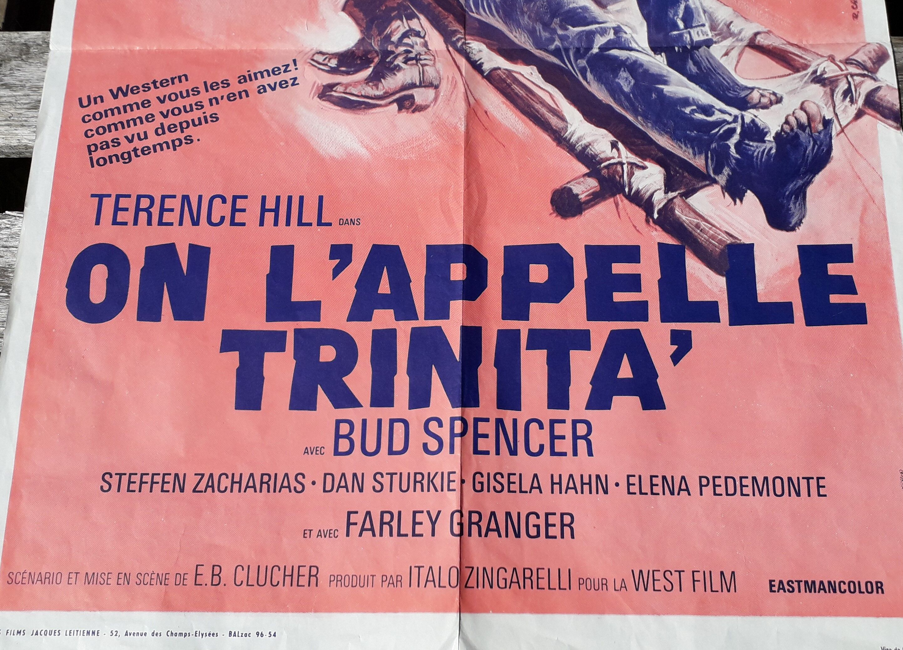 Cinema poster it is called Trinita 1970