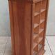 Walnut cardboard box stamped BRUN.G
