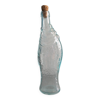 Fish-shaped glass bottle/carafe