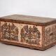 Antique hand-painted folk-style trunk (c.1880) #14
