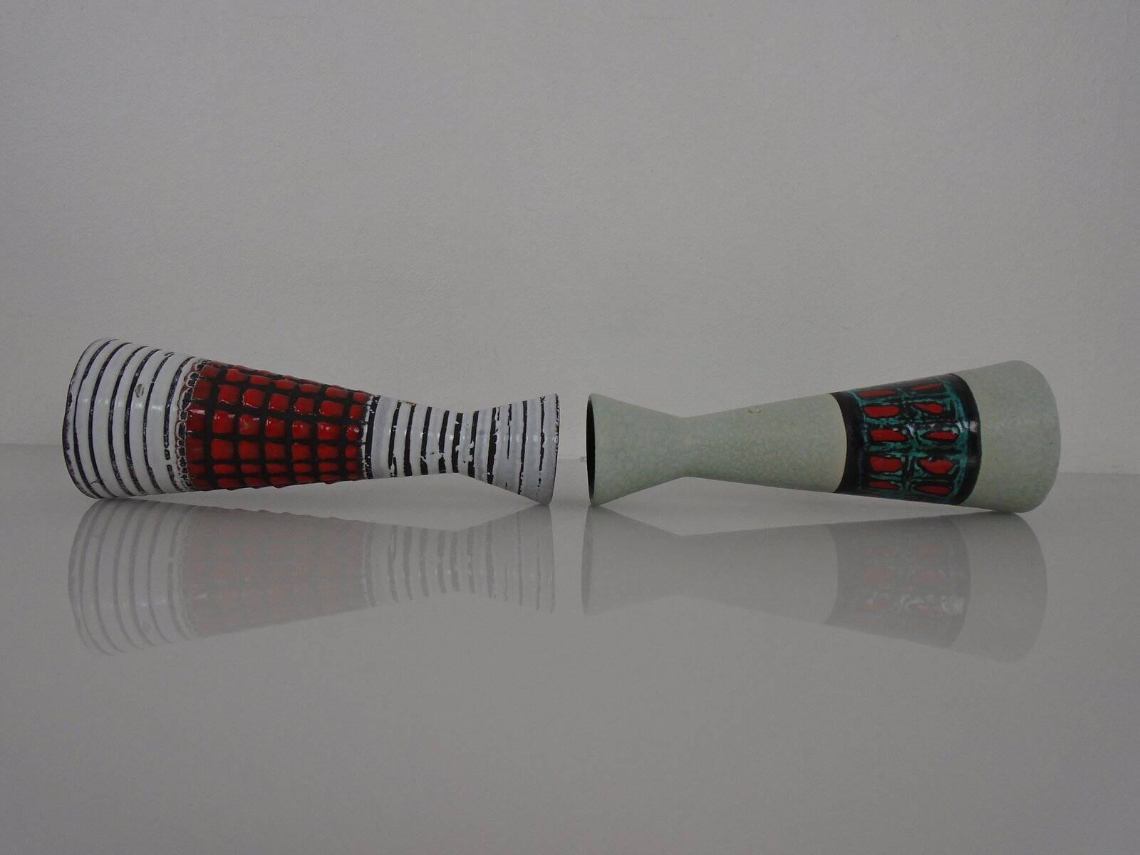 Ceramic vases by Heinz Siery for Scheurich, 1950s, set of 2.