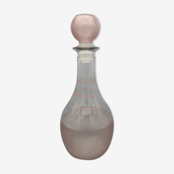 Bottle vintage glass bottle spherical cap - 30 cm