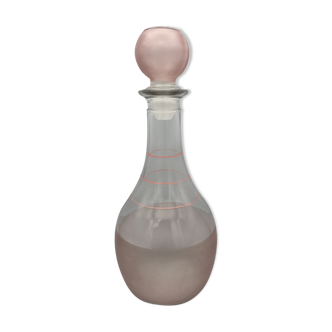 Bottle vintage glass bottle spherical cap - 30 cm