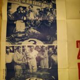 24 Hours poster of Le Mans 1957 jaguar lotus esso