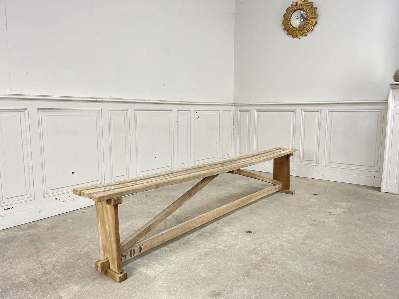 Slatted benches 1930 in beech