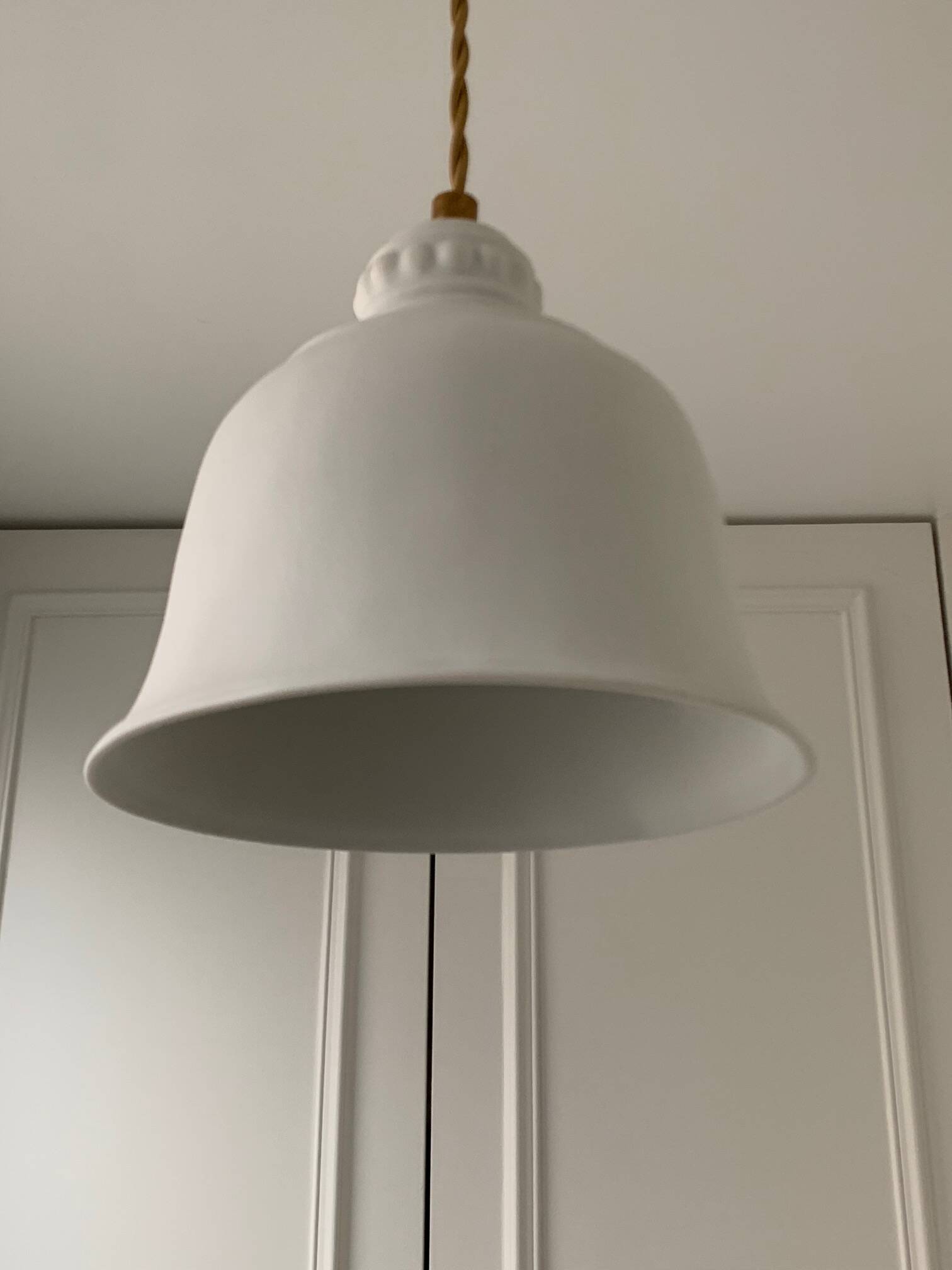 New alix d. reynis pendant light in limoge porcelain
