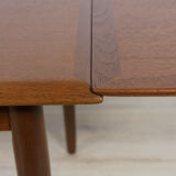 Table à manger extensible danoise en teck, années 1960