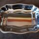 Vintage metal butter dish