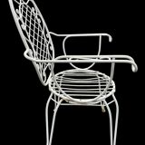 Fauteuils provençaux en fer forgé