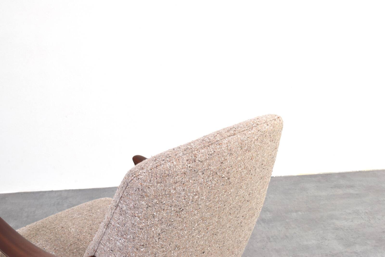 Mid-Century „Tenor” Teak & Boucle Armchair from Møre Lenestolfabrikk, 1960s