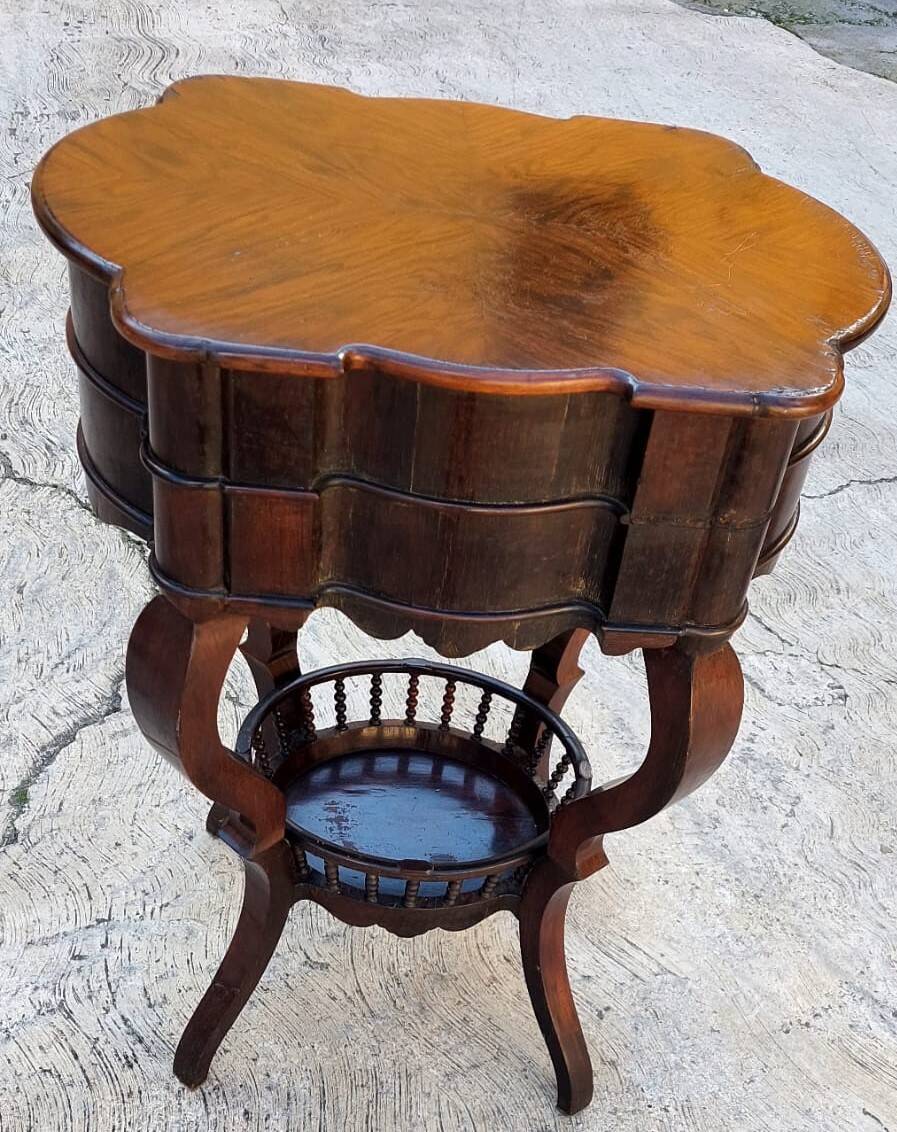 Table De Travail Louis Philippe En Placage De Palissandre