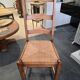 4 wooden and straw chairs – rustic chic style