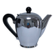 Cafetière théière "Bombé" Carlo Alessi inox vintage