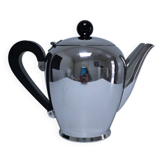 Carlo Alessi "Bombé" coffee maker teapot vintage stainless steel