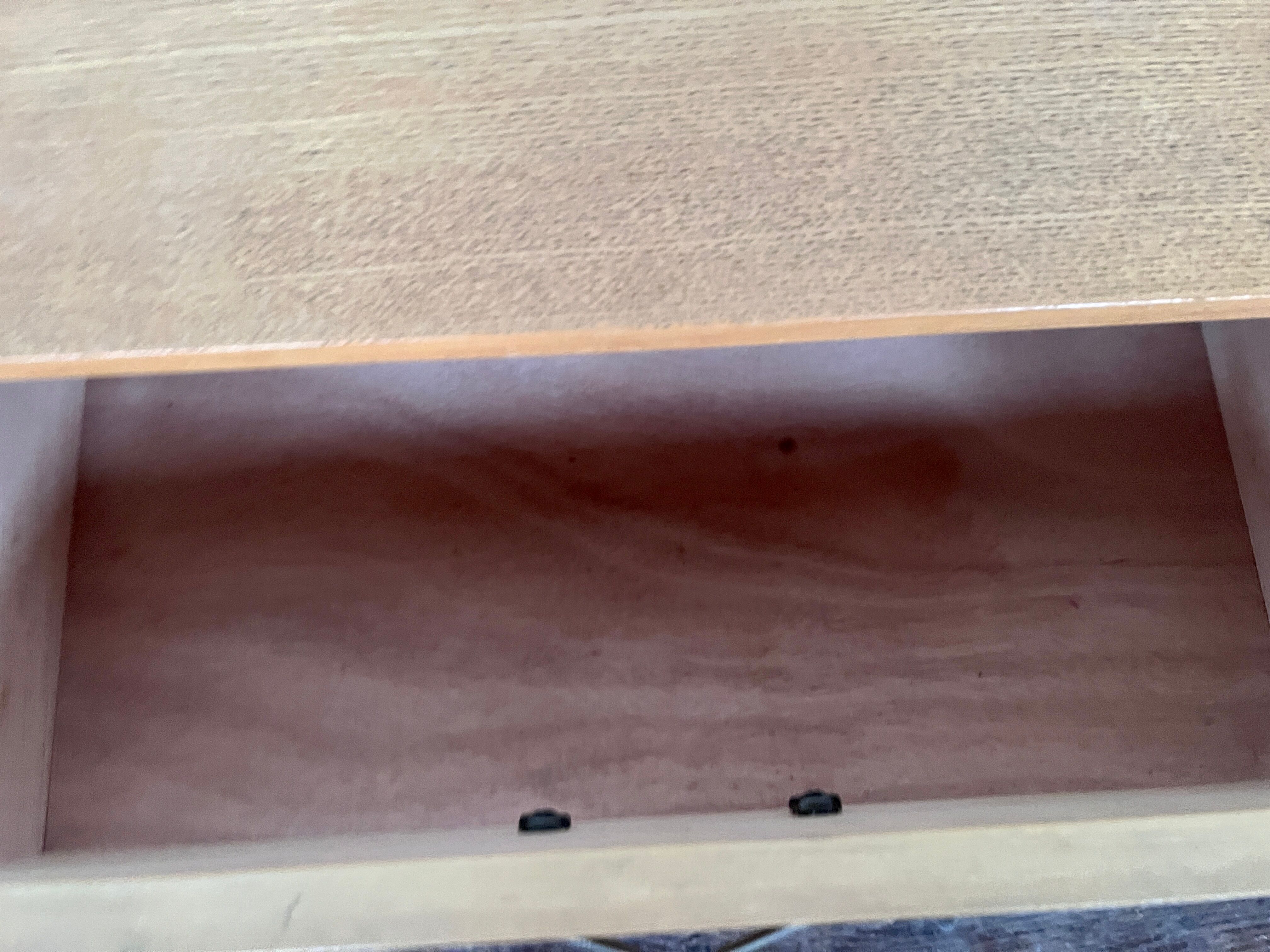 Pair of bedside tables end of vintage sofa