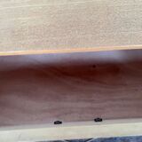 Pair of bedside tables end of vintage sofa