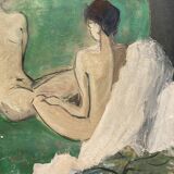 Oil on sign "The Three Graces"