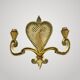 Pair of wall lights from the 1950s by Maison Arlus.