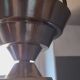 Art Deco ceiling light from the 40s in tinned metal and white opaline