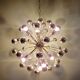 Chrome metal Sputnik chandelier, Space Age design, 1960.