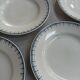 Plates in Amandinoise Saint-Amand earthenware